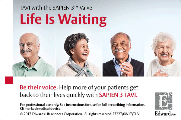 ADVERT: Edwards SAPIEN 3 Transcatheter Heart Valve