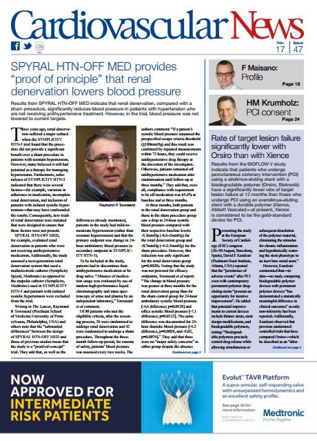 Cardiovascular News Issue 47 – November 2017 US edition