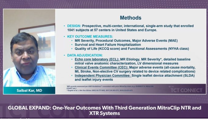 TCT Connect 2020: Reduced mitral regurgitation achieved with next generation MitraClip
