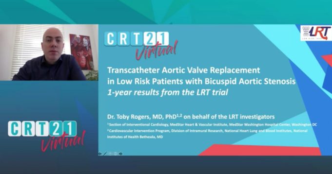 CRT 2021: One-year outcomes after TAVI in low-risk bicuspid aortic stenosis patients meet expectations