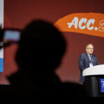 Gregg W. Stone MD, speaks during Session 406 – Joint ACC/NEJM LBCT III
