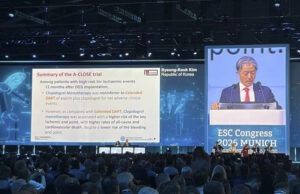 ESC 2026: Clopidogrel monotherapy non-inferior to extended DAPT in patients at high ischaemic risk