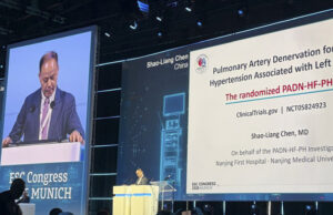Pulmonary artery denervation shows promise in pulmonary hypertension linked to heart-failure